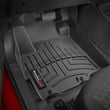 Load image into Gallery viewer, WeatherTech 14+ Mitsubishi Mirage Front FloorLiner - Black - Installation View