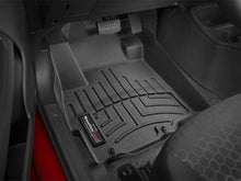 Load image into Gallery viewer, WeatherTech 14+ Mitsubishi Mirage Front FloorLiner - Black - Installation View