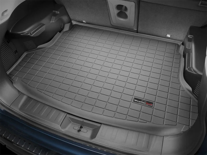 WeatherTech 14+ Nissan Rogue (Fits 5 Passenger Models) Cargo Liners - Black - Installation View