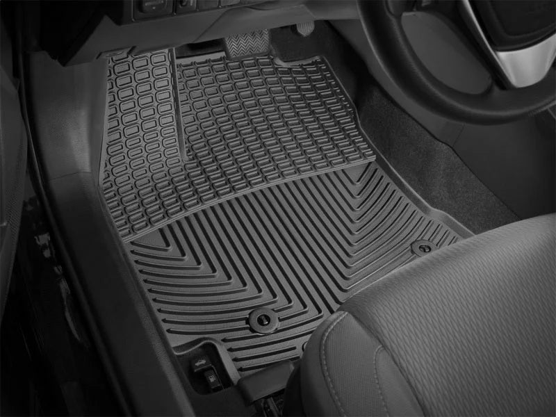 WeatherTech 14+ Toyota Corolla Front Rubber Mats - Black - Back View