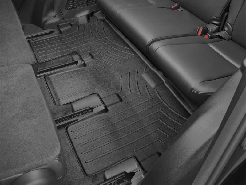 WeatherTech 14+ Toyota Highlander Rear FloorLiners - Black *Does Not Fit Hybrid* - Additional View 16