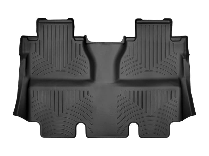 WeatherTech 14+ Toyota Tundra CrewMax Rear FloorLiners - Black - Main Product View