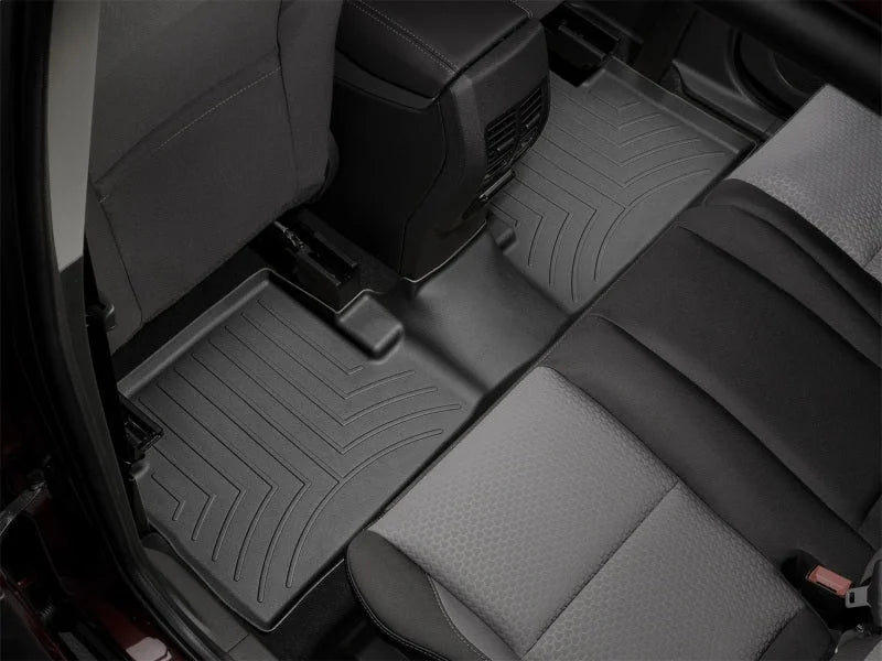 WeatherTech 15-18 Ford Escape Rear FloorLiners - Black - Back View