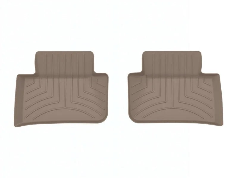 WeatherTech 15-25 Porsche Macan Rear FloorLiner HP - Tan - Main Product View
