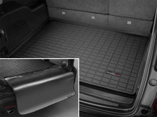 Load image into Gallery viewer, WeatherTech 15+ Cadillac Escalade ESV Cargo Liner w/ Bumper Protector - Black - Side View