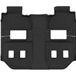 Load image into Gallery viewer, WeatherTech 15+ Chevrolet Suburban (Fits Vehicles w/ 2nd Row Bucket Seats) Rear FloorLiners - Black - Main Product View