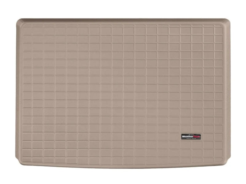 WeatherTech 15+ Chevrolet Suburban/GMC Yukon XL/Cadillac Escalade ESV Cargo Liners - Tan - Back View