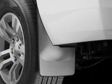 Load image into Gallery viewer, WeatherTech 15+ Chevrolet Tahoe (w/o Flares) No Drill Rear Mudflaps - Installation View