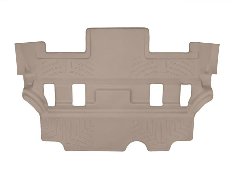 WeatherTech 15 Chevy Tahoe (Fits Vehicles with 2nd Row Bucket Seats) Rear FloorLiner - Tan - Side View