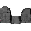 Load image into Gallery viewer, WeatherTech 15+ Ford F-150 SuperCab (Vinyl Floors) Front FloorLiner - Black - Main Product View