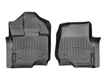 Load image into Gallery viewer, WeatherTech 15 Ford F-150 (Supercrew and Supercab Only)  Front FloorLiners - Black - Main Product View