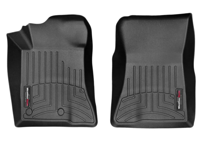 WeatherTech 15 Ford Mustang Front FloorLiners - Black - Main Product View