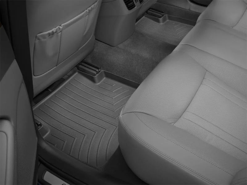 WeatherTech 15+ Hyundai Genesis Rear FloorLiner - Black - Installation View
