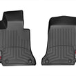 Load image into Gallery viewer, WeatherTech 15+ Mercedes-Benz C-Class Sedan Front FloorLiner - Black - Back View