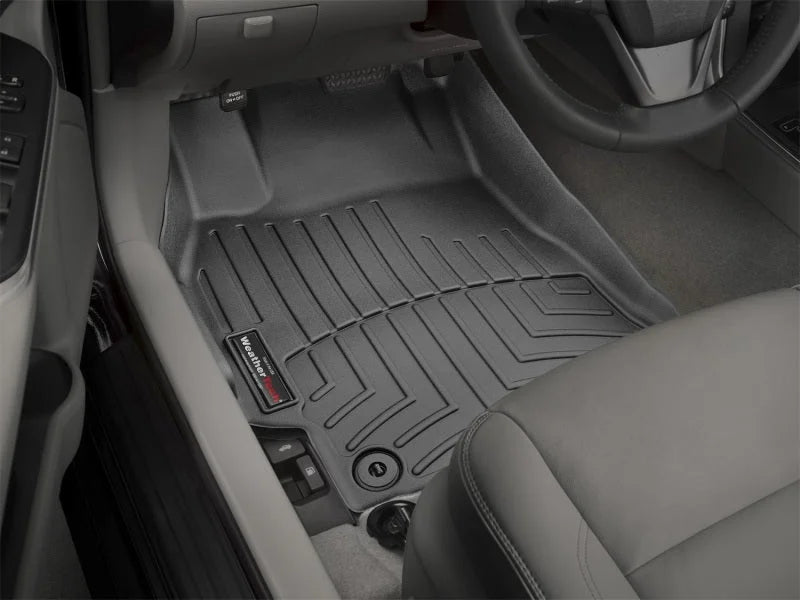 WeatherTech 15+ Toyota Camry Front FloorLiner - Black - Installation View