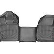 Load image into Gallery viewer, WeatherTech 16+ Ford F-150 Regular Cab Vinyl Floor Front FloorLiner-Black (Bench Seats w/o Console) - Side View