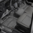 Load image into Gallery viewer, WeatherTech 16+ Ford F-150 Regular Cab Vinyl Floor Front FloorLiner-Black (Bench Seats w/o Console) - Installation View