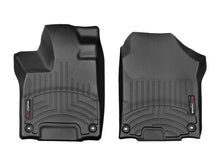 Load image into Gallery viewer, WeatherTech 16+ Honda Pilot LX/EX/EL-L/Touring Front FloorLiner - Black - Main Product View