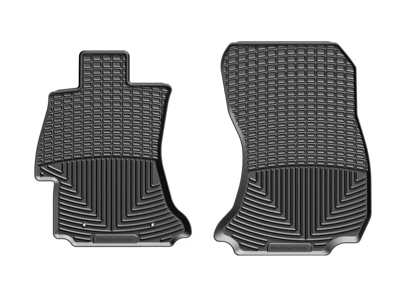 WeatherTech 16+ Subaru Crosstrek Front Rubber Mats - Black - Main Product View