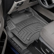 Load image into Gallery viewer, WeatherTech 17-19 Ford F250/F350/F450/F550 Reg. Cab Front FloorLiner HP - Black - Main Product View