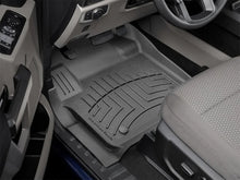 Load image into Gallery viewer, WeatherTech 17-19 Ford F250/F350/F450/F550 Reg. Cab Front FloorLiner HP - Black - Main Product View