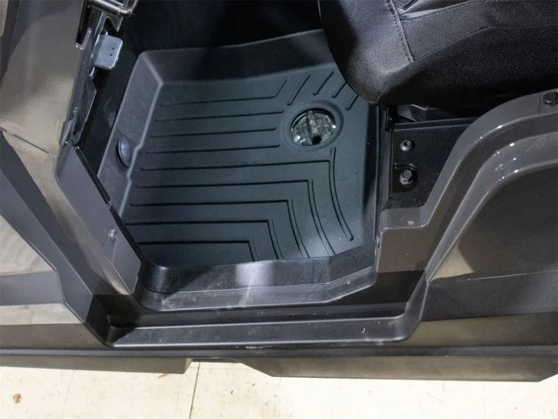 WeatherTech 17-24 Polaris General 4 1000 (Incl. 20-24 XP 4 1000) Rear FloorLiner HP - Black - Side View