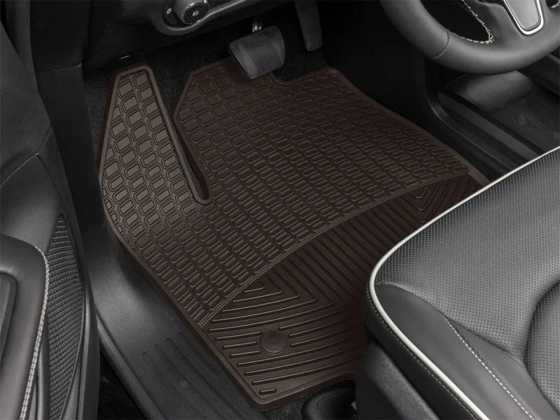WeatherTech 17-27 Chrysler Pacifica Front All-Weather Floor Mats 1st Row - Cocoa - Side View