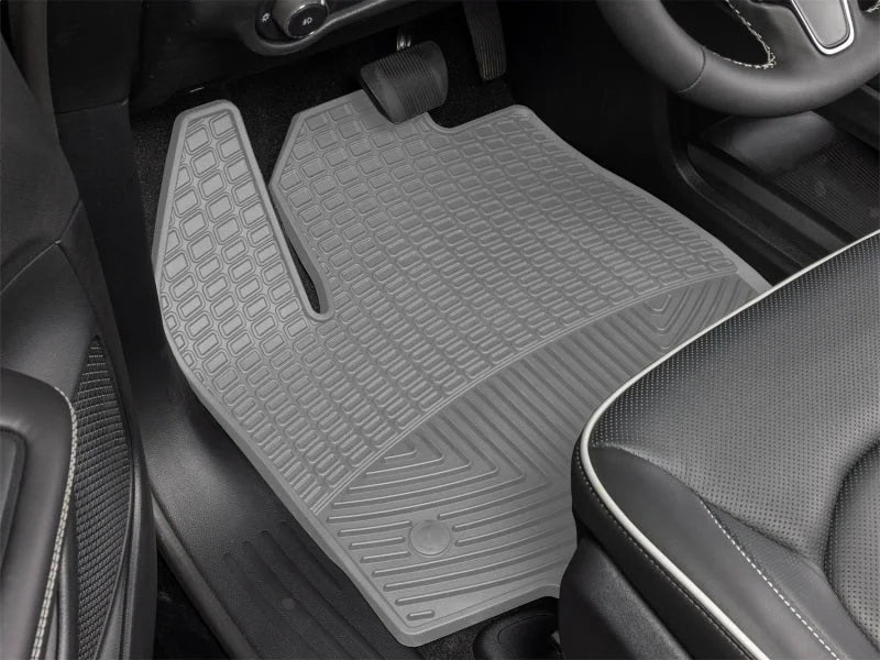 WeatherTech 17-27 Chrysler Pacifica Front All-Weather Floor Mats 1st Row - Grey - Side View