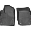 Load image into Gallery viewer, WeatherTech 17+ Audi Q7 Front FloorLiners - Black - Back View