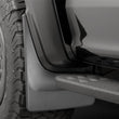 Load image into Gallery viewer, WeatherTech 17+ Ford F-150 Raptor No Drill Mudflaps - Black - Side View