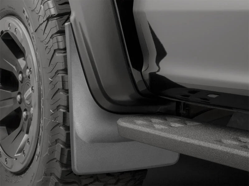 WeatherTech 17+ Ford F-150 Raptor No Drill Mudflaps - Black - Side View