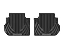 Load image into Gallery viewer, WeatherTech 17+ GMC Acadia / Acadia Denali Rear Rubber Mats - Black - Main Product View