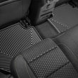 Load image into Gallery viewer, WeatherTech 17+ GMC Acadia / Acadia Denali Rear Rubber Mats - Black - Side View