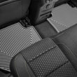 Load image into Gallery viewer, WeatherTech 17+ GMC Acadia / Acadia Denali Rear Rubber Mats - Grey - Side View