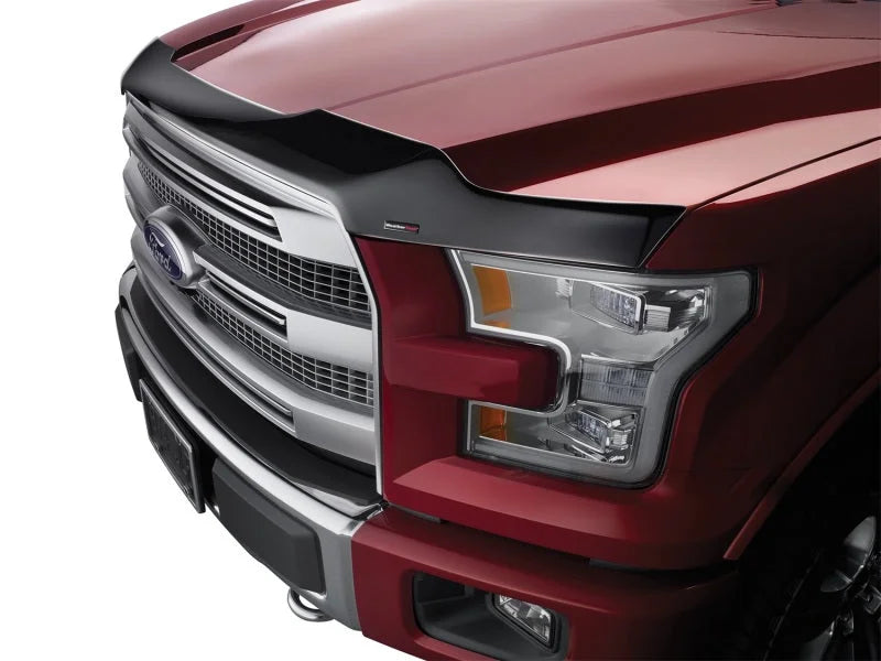 WeatherTech 17+ GMC Sierra/Sierra Denali Hood Protector - Black - Side View