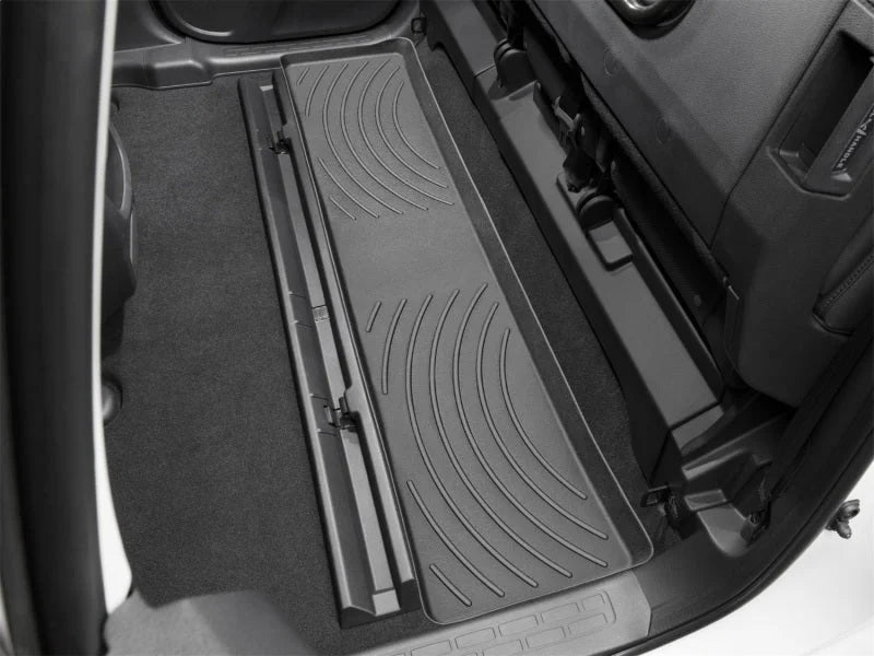 WeatherTech 17+ Honda Ridgeline Rear FloorLiner - Black - Back View