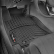 Load image into Gallery viewer, WeatherTech 17+ Mercedes-Benz E-Class Front FloorLiner - Black - Back View