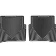 Load image into Gallery viewer, WeatherTech 17+ Mercedes-Benz E-Class Rear Rubber Mats - Black - Main Product View