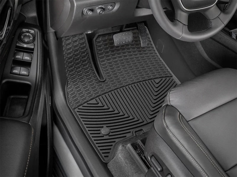 WeatherTech 18-20 Chevrolet Traverse Front Rubber Mats - Black - Side View