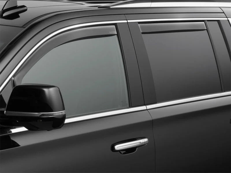 WeatherTech 18-22 Toyota Camry Front and Rear Side Window Deflectors - Dark Smoke - Side View