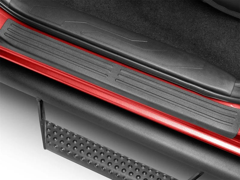 WeatherTech 18-23 Toyota Tacoma DC SillProtector (4pc Set) - Black - Side View