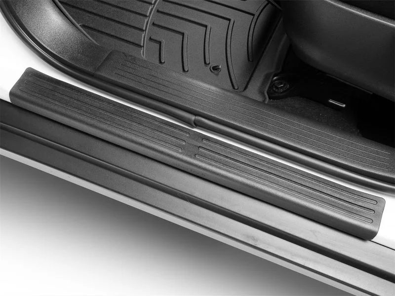 WeatherTech 18-24 Nissan Kicks 4pc Set SillProtector - Black - Side View