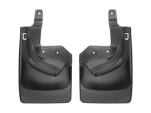 Load image into Gallery viewer, WeatherTech 18+ Jeep Wrangler Rubicon Rear No Drill Mudflaps - Black - Main Product View