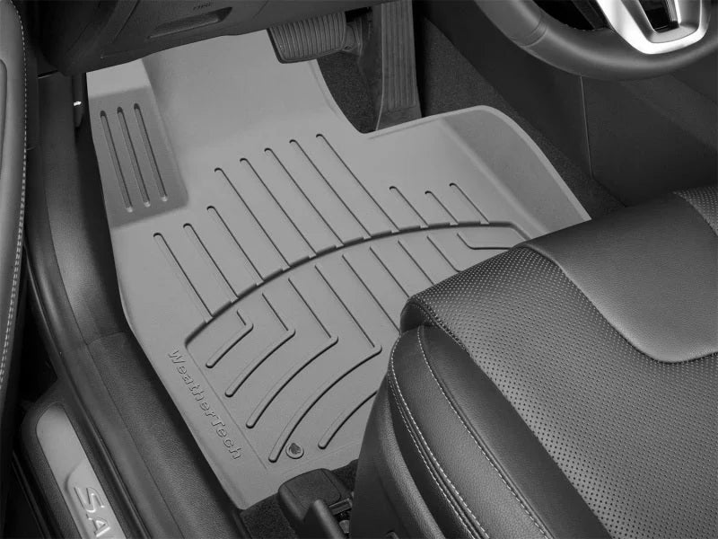WeatherTech 19-20 Hyundai Santa Fe Front FloorLiner HP - Grey - Additional View 12