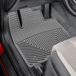 Load image into Gallery viewer, WeatherTech 19-20 Hyundai Santa Fe Front Rubber Mats - Grey - Side View