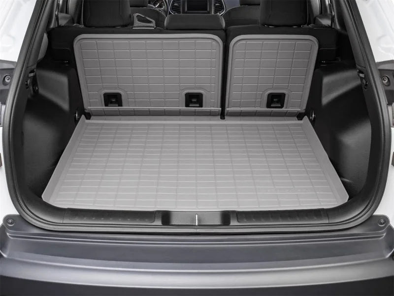 WeatherTech 19-22 Jeep Cherokee KL (w/Cargo Floor in Highest Pos) Seatback Cargo Liner HP - Grey - Side View