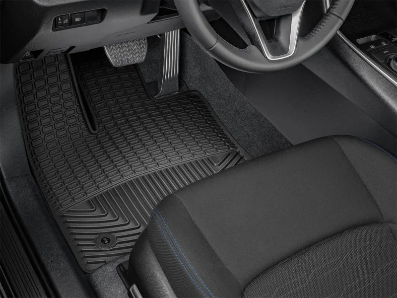 WeatherTech 19-22 Toyota RAV4 / 21-22 Toyota Venza Front Rubber Floor Mats - Black - Side View