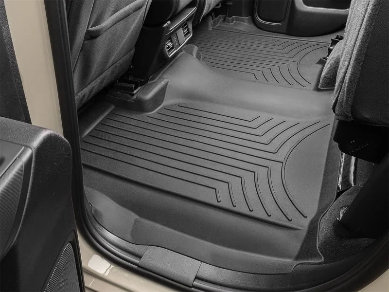 WeatherTech 19-23 Chevrolet Silverado 1500 Rear FloorLiner HP - Black - Installation View