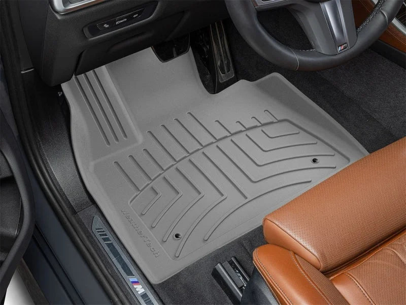 WeatherTech 19-24 BMW X5 40i / 21-23 X5 45e / 20-24 X5 M Front FloorLiner HP -  Grey - Installation View