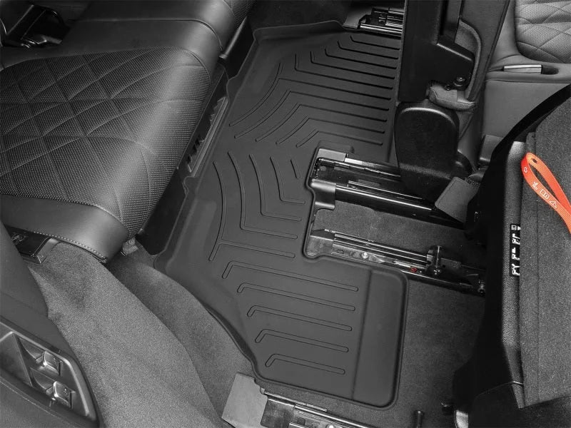 WeatherTech 19-24 BMW X7 40i / 19-20 X7 50i / 20-22 X7 M50i 3rd Row Rear FloorLiner HP - Black - Side View